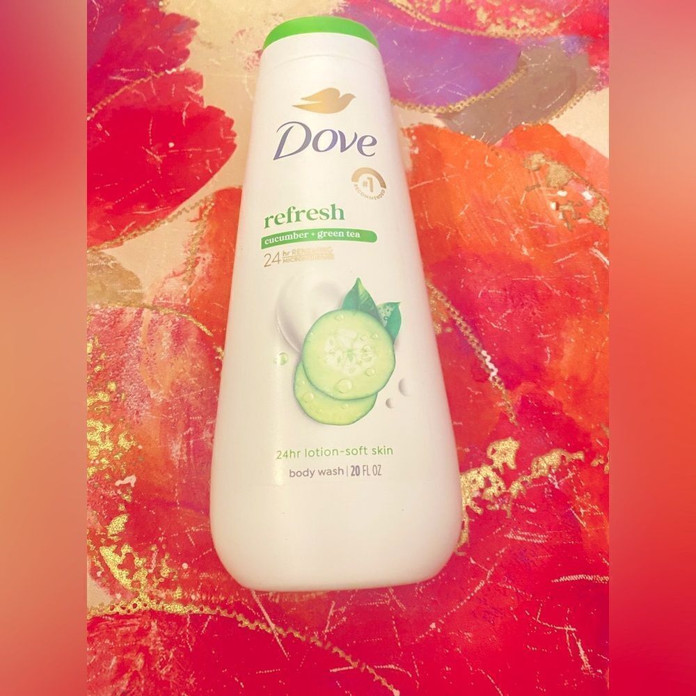 🛍️ Dove Refresh Body Wash Cucumber & Green Tea 24hr Lotion-Soft Skin - 20 fl oz💥